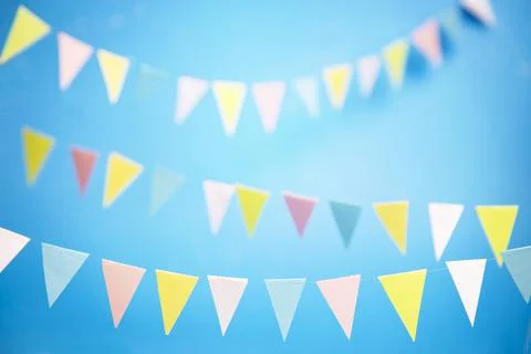 Party flags 库存照片