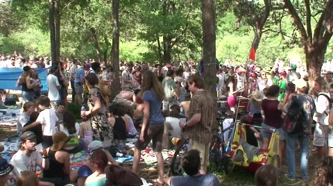 The party Stock Footage 445195