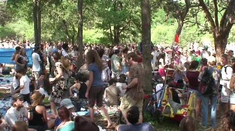 The party Stock Footage 445528