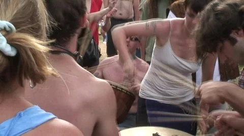 The party Stock Footage 445593