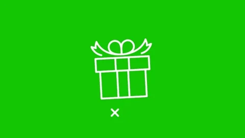 Party Gift Box Chroma Key Animation 스톡 동영상 339750440