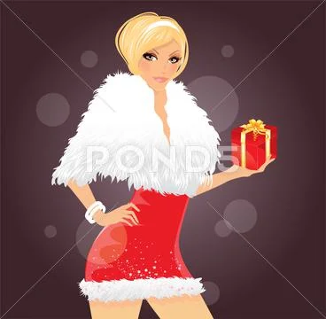 Party girl Stock Illustration
