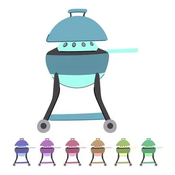 Party grill bbq vector cartoon graphic 스톡 일러스트