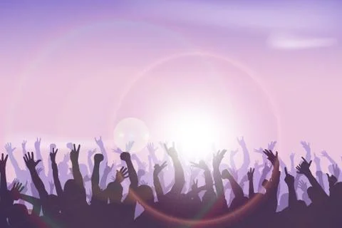Party hard 03 Stock Illustration