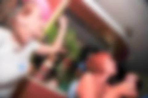 Party hard theme blur background Stock Photos