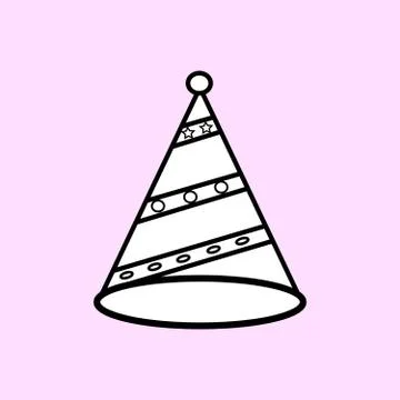 Party hat birthday Stock-Illustration