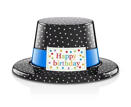 Party hat for birthday Illustrazione stock