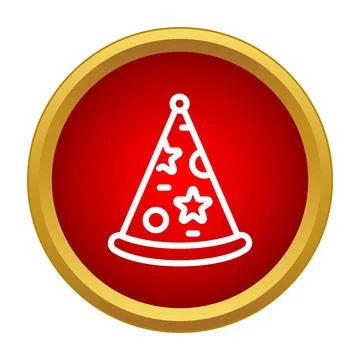 Party hat icon celebrating a festive occasion Stock Illustration