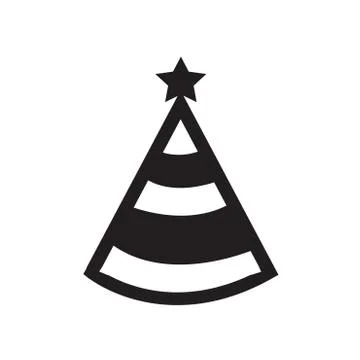 Party hat icons vector Stock Illustration