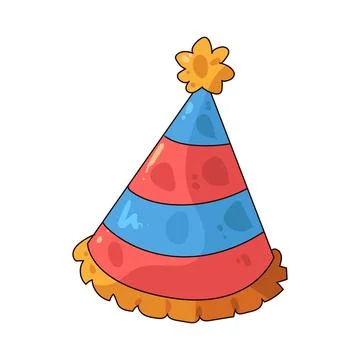 Party hat illustration Illustrazione stock