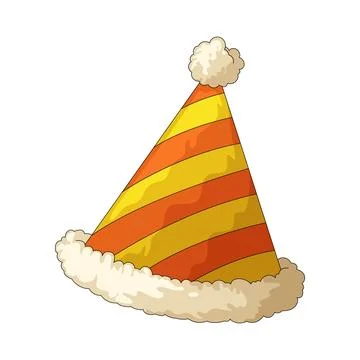 Party hat illustration Ilustración de archivo