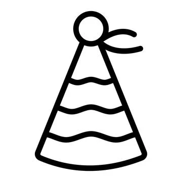 Party hat Vector Icon Design Illustration Stock Illustration