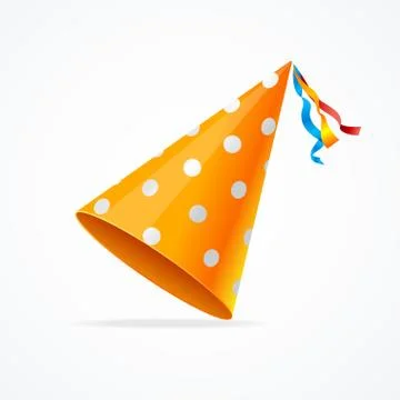 Party Hat. Vector Stock Illustration