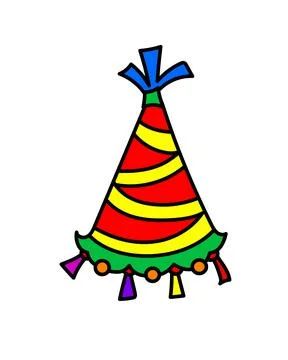 Party hat vector Stock Illustration