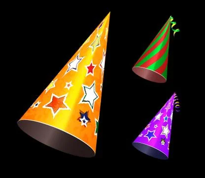 Party hat vector illustration Stock Illustration