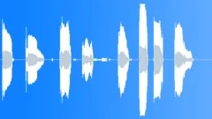 Party horns being blown set of 7 Sound Effect