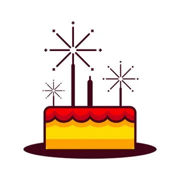 Party icon template vector. Celebration vector illustration. Thin line icons  Illustrazione stock