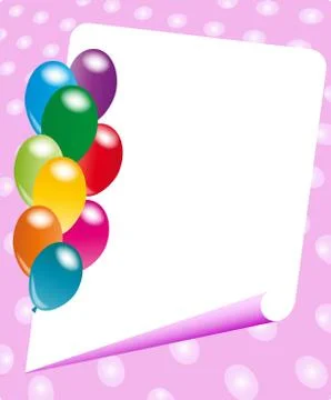 Party invitation frame Stock Illustration