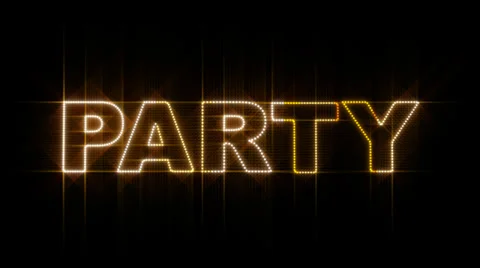 Party LEDS 01 Stock Footage 33135821