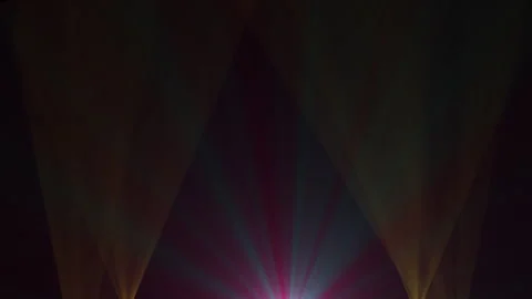 Party light dances with different colors from the bottom of the frame 库存影片 313008047