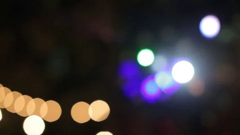 Party Lighting Bokeh Background with Different Colors Stock Footage 76356494