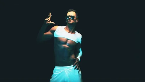 Party man dance Stock Footage 95747685