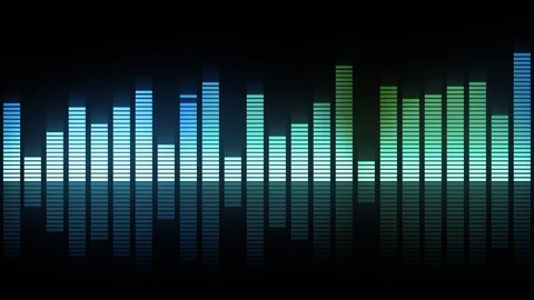 Party Music Equalizer Stock Footage 97401005
