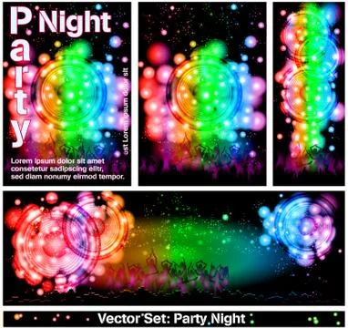 Party Night Stock Illustration