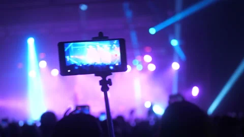 Party night smartphone Stock Footage 101250509