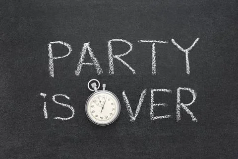 Party is over Stock Photos