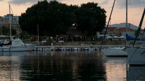 Party in Palermo dock 库存照片