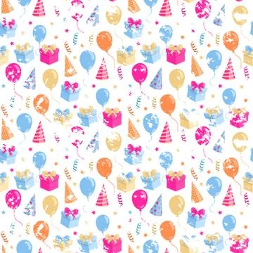 Party pattern grange Stock Illustration