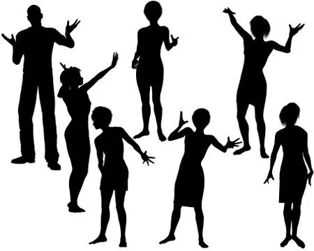 Party people Illustrazione stock