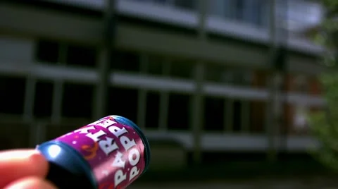 PARTY POPPER. Slow Motion Stock Footage 41206723