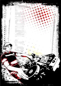 Party poster background Stock Illustration