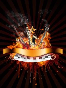 Party Poster Stock Illustration