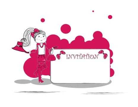 Party poster. vector Stock Illustration