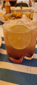 Party with preparation of drinks in bar Stock Photos