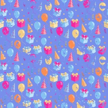 Party seamless pattern Stock Illustration