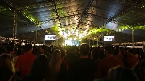 Party shed, light show Stock Footage 106452002