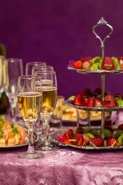 Party snack Stock Photos