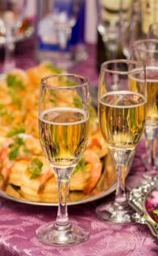 Party snack Stock Photos