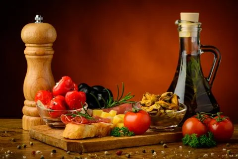 Party snacks Stock Photos