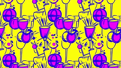 Party sparkle loop background — Horizontal Motion Stock Footage 308251666