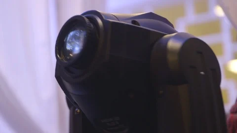 Party Strobe Light Moving Fast and Erratic Stock Footage 119732340