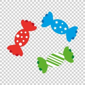 Party Sweets Magic item. Candy for Halloween. Illustrazione stock