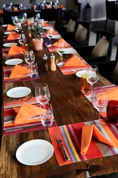 Party table Stock Photos