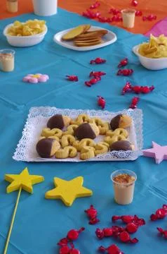 Party table Stock Photos