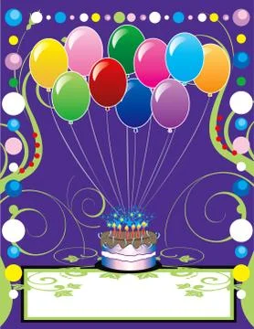 Party Template Stock Illustration