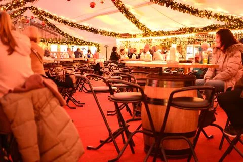 Party tent Stock Photos